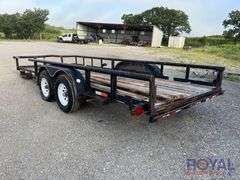 2004 Big Tex 10PI 18ft T/A Pipe Top Utility Trailer