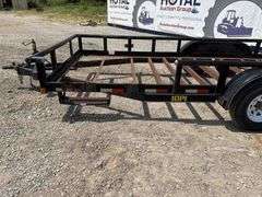 2003 Big Tex 10PI 16ft. T/A Pipe Top Utility Trailer