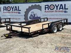 2003 Big Tex 10PI 16ft. T/A Pipe Top Utility Trailer