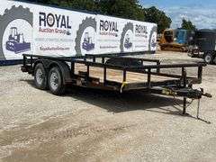 2005 Big Tex 10PI 16ft. T/A Pipe Top Utility Trailer