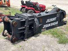 2024 Jisan JS280RT Rotating Hydraulic Demolition Shear Excavator Attachment