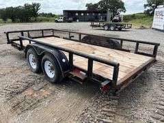 2005 Big Tex 10PI 16ft. T/A Pipe Top Utility Trailer