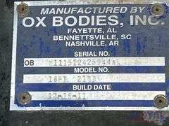 2012 Mack GU713 Tri-Axle 21Yd Ox Bodies Dump Truck