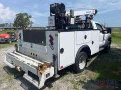 2015 Ford F-550 Auto Crane 4004EH 4,000LB Service Truck