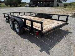 2003 Big Tex 10PI 16ft. T/A Pipe Top Utility Trailer