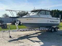 1992 Bayliner Trophy 21ft Yacht with 24ft T/A Boat Trailer