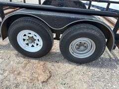 2003 Big Tex 10PI 16ft. T/A Pipe Top Utility Trailer