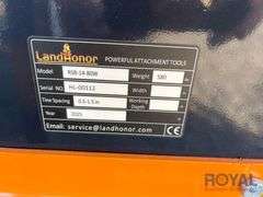 2025 LandHonor RSB-14-80W 80in Rock Screen Bucket Skid Steer Attachment