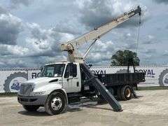 2014 International DuraStar 4300 Terex BT3063 30,000lb 63ft Crane Truck