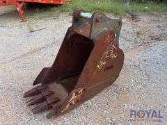 2021 Fleco DX140 24in Tooth Bucket Excavator Attachment