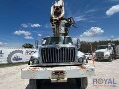 2013 International WorkStar 7400 4x4 Altec DMA71 Insulated Digger Derrick Truck