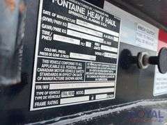 2019 Fontaine Traverse HT T/A 48ft. 41 Ton Hydraulic Dovetail Equipment Trailer
