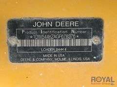 2017 John Deere 544K-II Articulated Wheel Loader