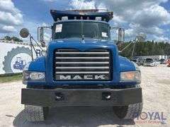 2012 Mack GU713 Tri-Axle 21Yd Ox Bodies Dump Truck