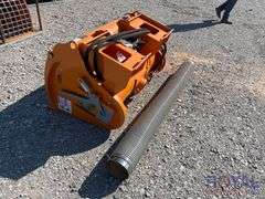 2025 LandHonor DCM-11-250G Hydraulic Double Discharge Concrete Mixer Skid Steer Attachment