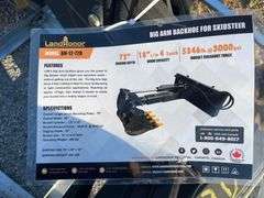 2025 LandHonor BH-12-72D Hydraulic Big Arm Backhoe Skid Steer Attachment