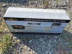 2025 LandHonor LDH-FPR36 36in Round Metal Fire Pit Ring