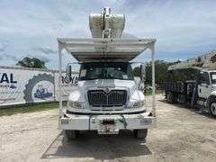 2013 International DuraStar 4400 Altec AM547 50FT Material Handling Insulated Forestry Bucket Truck