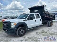 2016 Ford F-550 Crew Cab Mason Dump Truck