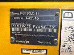 2019 Komatsu PC490LC Hydraulic Excavator