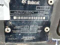 2016 Bobcat E32i Mini Excavator