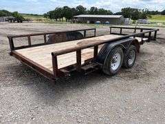 2005 Big Tex 10PI 16ft. T/A Pipe Top Utility Trailer
