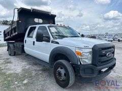 2016 Ford F-550 Crew Cab Mason Dump Truck