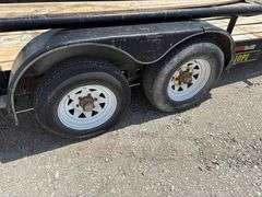 2003 Big Tex 10PI 16ft. T/A Pipe Top Utility Trailer