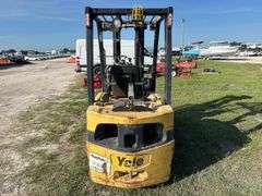 Yale GLC050LXNVAE087 5,000lbs Propane Cushion Tire Forklift