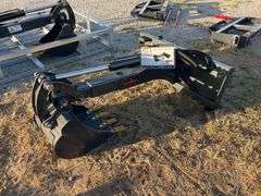 2025 LandHonor BH-12-72D Hydraulic Big Arm Backhoe Skid Steer Attachment