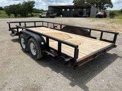2005 Big Tex 10PI 16ft. T/A Pipe Top Utility Trailer