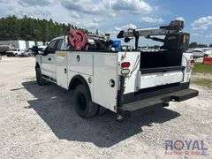 2019 Ford F-350 4x4 Ext. Cab Palfinger PSC 3216 4,000LB Crane Service Truck