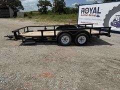 2003 Big Tex 10PI 16ft. T/A Pipe Top Utility Trailer