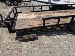 2003 Big Tex 10PI 16ft. T/A Pipe Top Utility Trailer