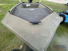 2016 Tracker Marine 14ft Jonboat with 16ft Boat Trailer