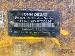2018 John Deere 470G Hydraulic Excavator