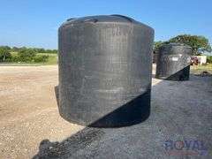3000 Gallon Black Poly Water Tank