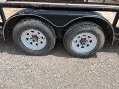 2005 Big Tex 10PI 16ft. T/A Pipe Top Utility Trailer