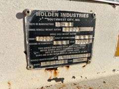 1981 Holden Heavy Haul 25 Ton Lowboy T/A Equipment Trailer