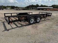 2003 Big Tex 10PI 16ft. T/A Pipe Top Utility Trailer