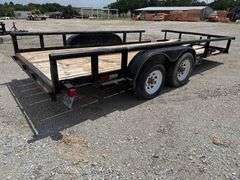 2003 Big Tex 10PI 16ft. T/A Pipe Top Utility Trailer