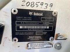 2022 Bobcat T770 Compact Track Loader Skid Steer