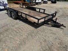 2003 Big Tex 10PI 16ft. T/A Pipe Top Utility Trailer