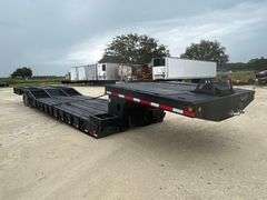 2000 Trail King TK70DGHT 45 Ton 44ft. Step Deck T/A Hydraulic Tail Trailer