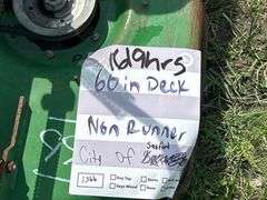 1999 John Deere Ztrak M665 60in Zero Turn Mower