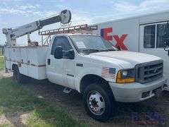 2000 Ford F-450 Auto Crane 6006H 6,000LB Crane Service Truck