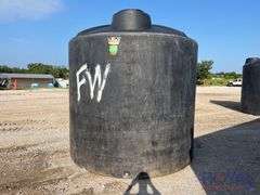3000 Gallon Black Poly Water Tank