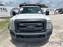 2016 Ford F-550 Crew Cab Mason Dump Truck