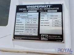2014 MultiQuip WhisperWatt 40kW Three-Phase Diesel Generator
