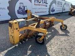 S Houle WD-10B Pull-Behind Hydraulic Turf Aerator Tractor Attachment
